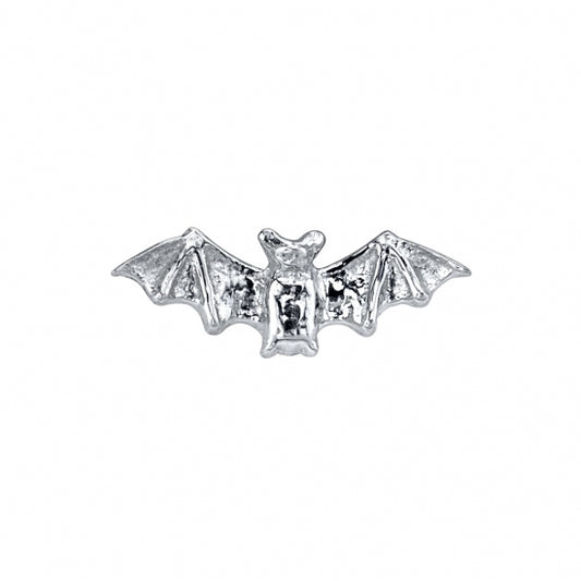 BVLA - REALISTIC BAT - 14KT SOLID GOLD - THREADLESS END