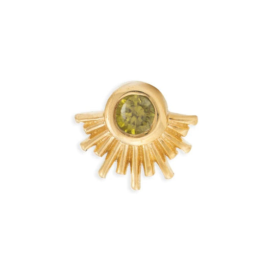 TAWAPA - BLAZE - 14KT SOLID GOLD - THREADLESS END
