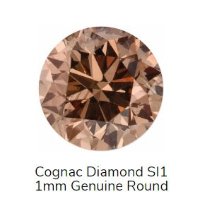 KIWI DIAMOND - SNOWFLAKE - 14KT SOLID GOLD - THREADed END