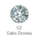 NEOMETAL - DOUBLE BEZEL DANGLE - CUBIC ZIRCONIA - TITANIUM - THREADLESS END