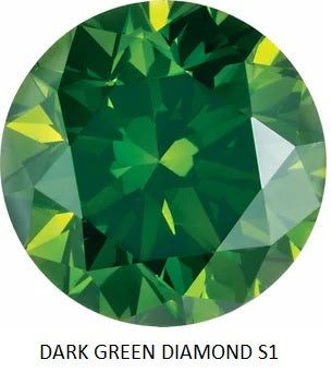 KIWI DIAMOND - SNOWFLAKE - 14KT SOLID GOLD - THREADed END