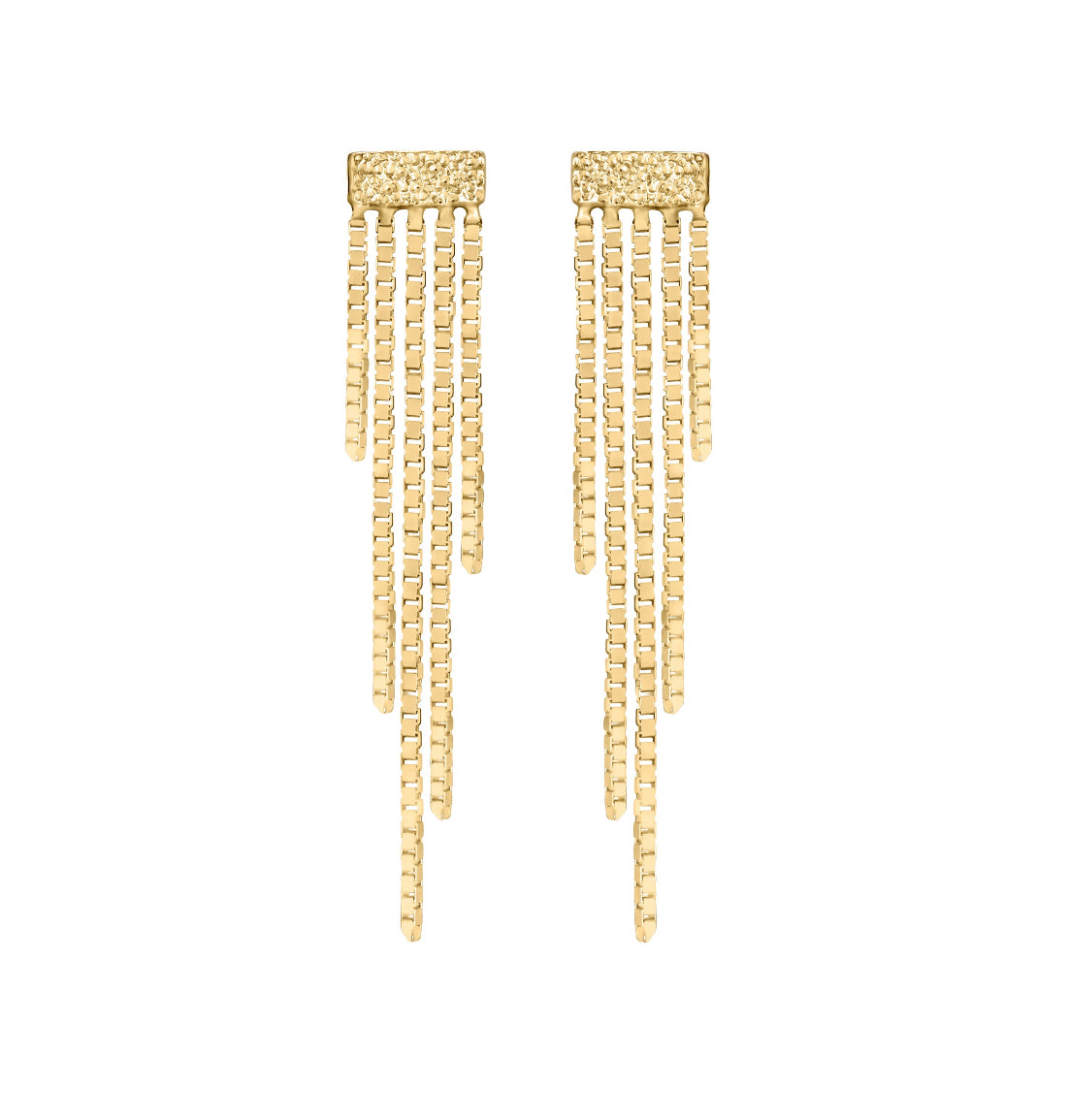 QUETZALLI JEWELRY - GLIMMER - 14KT SOLID GOLD - THREADLESS END