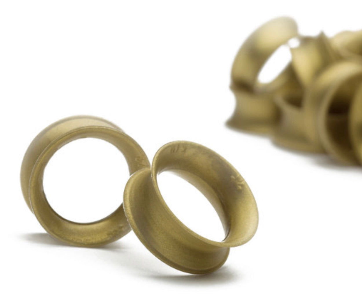 KAOS SOFTWEAR - OVER 1" SKIN EYELETS - GOLD - SILICONE - EYELETS