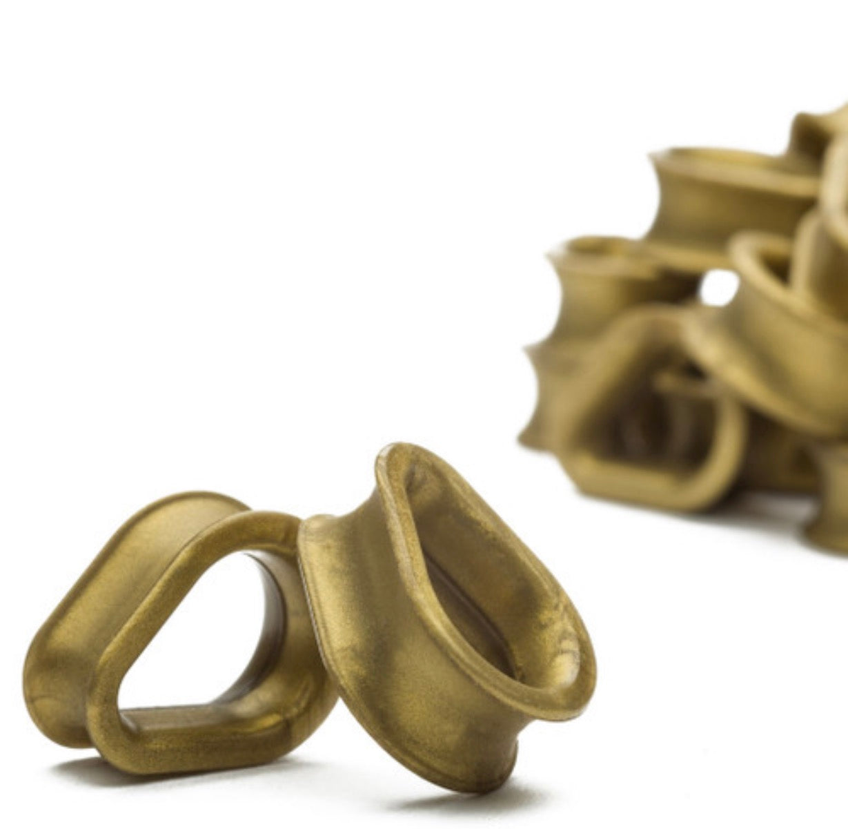 KAOS SOFTWEAR - HYDRA EYELETS (00G THROUGH 2") - GOLD- SILICONE - EYELETS