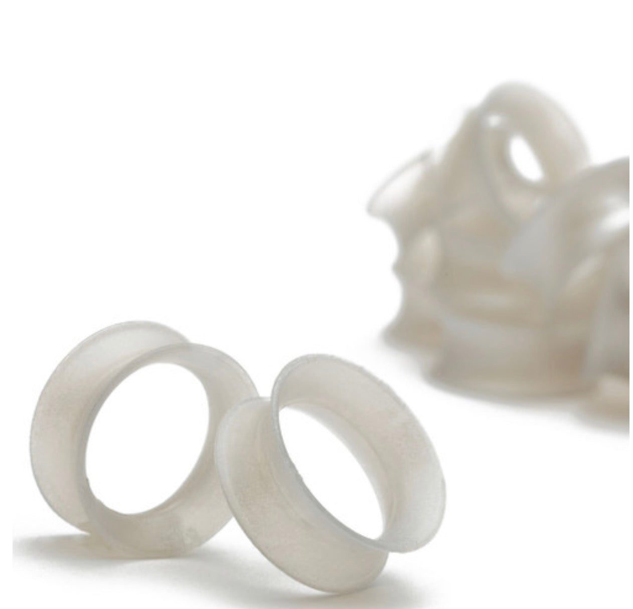 KAOS SOFTWEAR - OVER 1" SKIN EYELETS - SILVER - SILICONE - EYELETS
