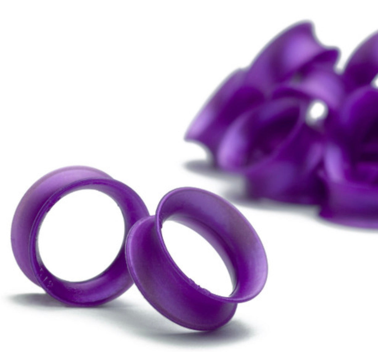 KAOS SOFTWEAR - OVER 1" SKIN EYELETS - ROYAL PURPLE - SILICONE - EYELETS