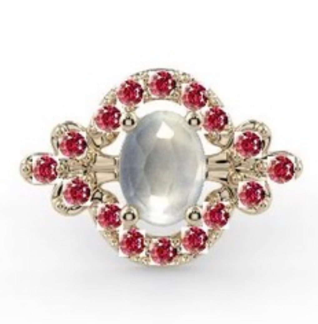 KIWI DIAMOND - CLEMENTINE - 14KT SOLID GOLD - THREADED END