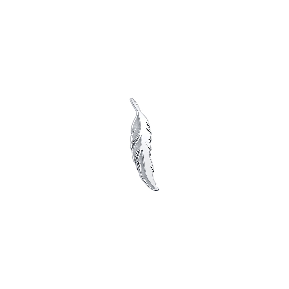 BVLA - PLUME - 10MM - 14KT SOLID GOLD - THREADLESS END