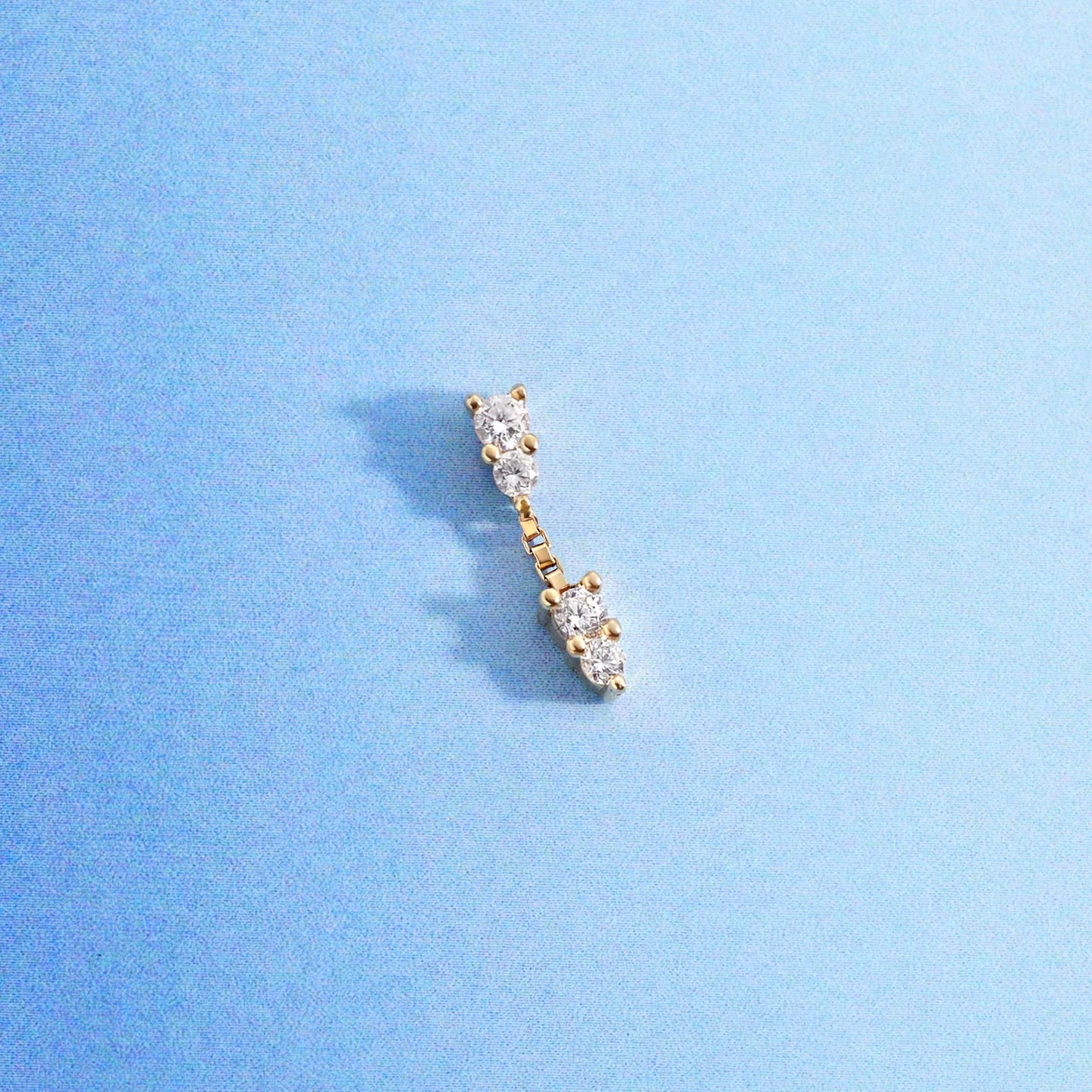 EMBER JEWELRY - TINKER - 14KT SOLID GOLD - THREADLESS END