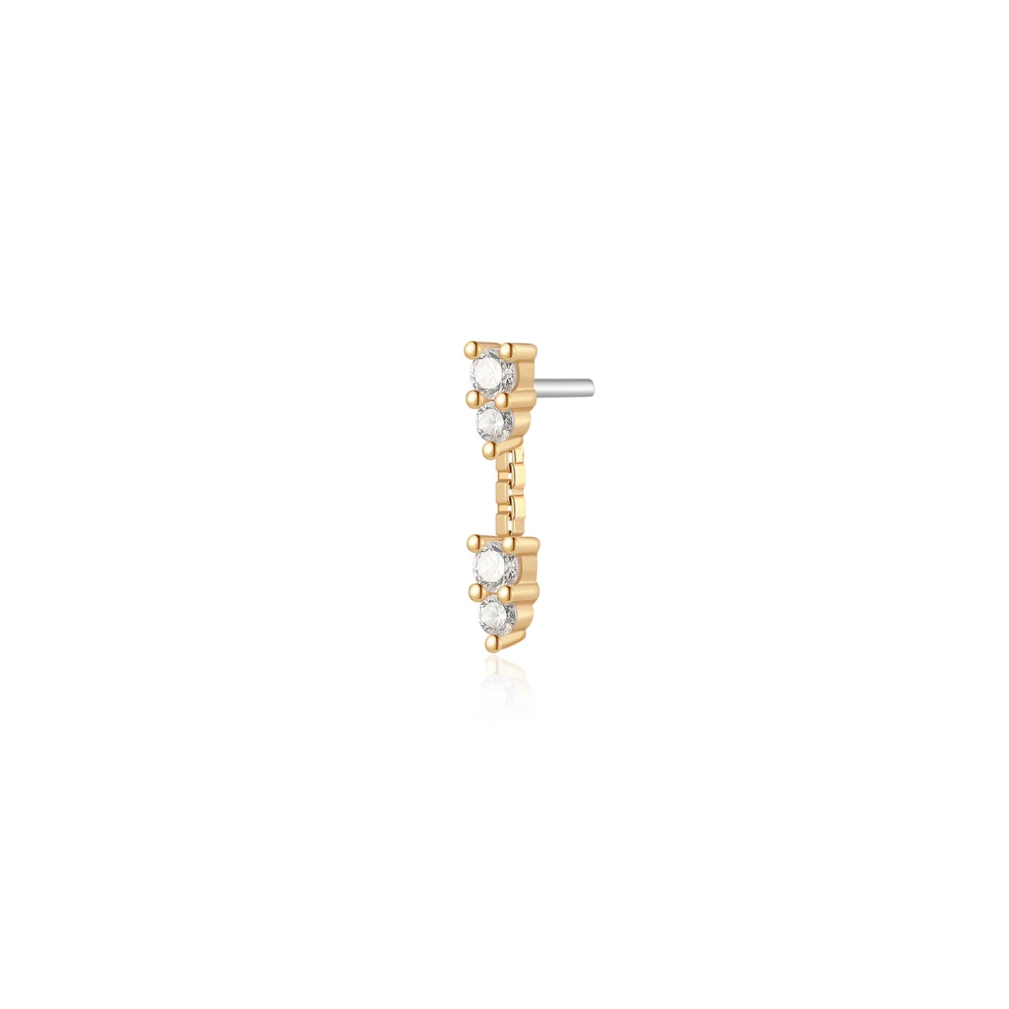 EMBER JEWELRY - TINKER - 14KT SOLID GOLD - THREADLESS END