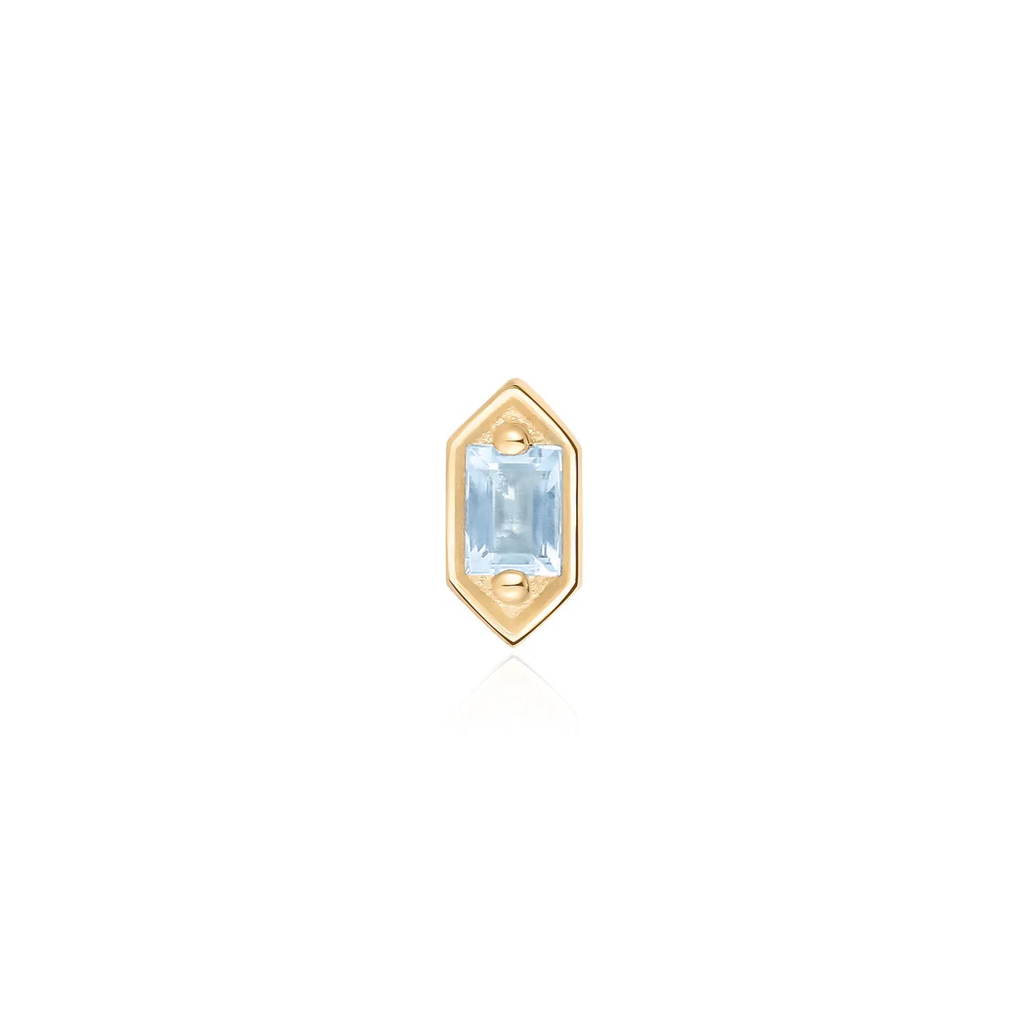 EMBER JEWELRY - HOAX - 14KT SOLID GOLD - THREADLESS END