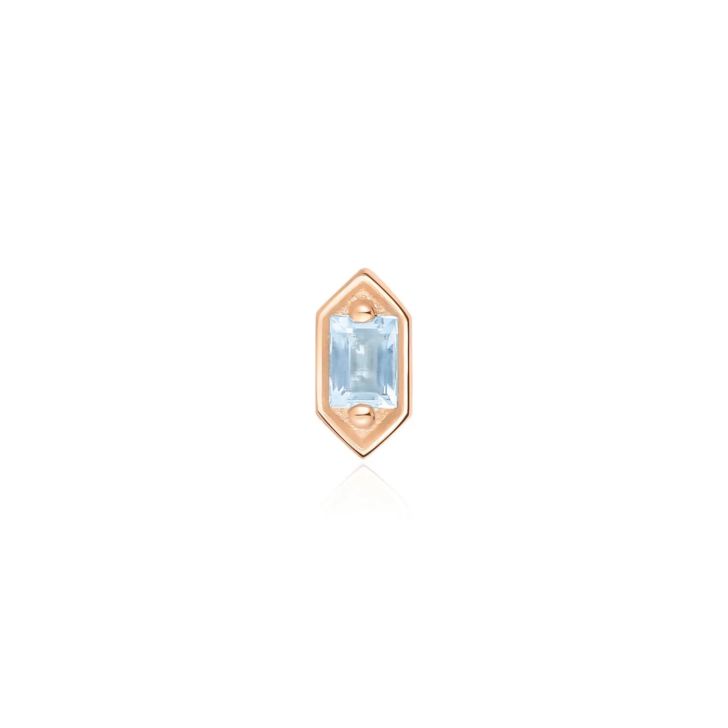 EMBER JEWELRY - HOAX - 14KT SOLID GOLD - THREADLESS END