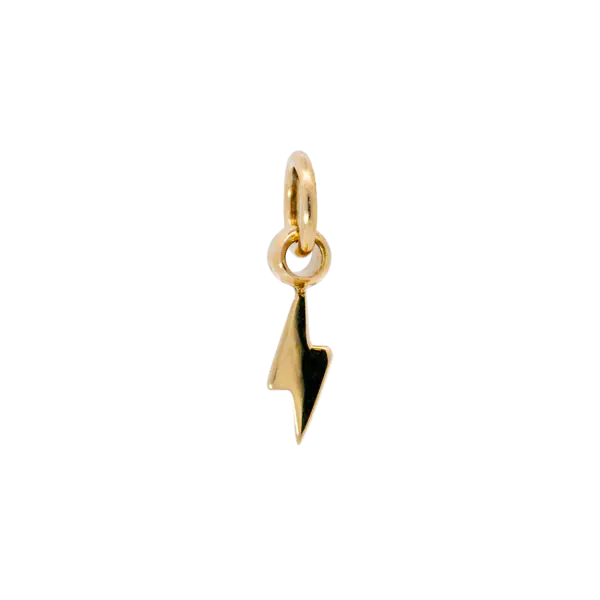 LEROI - ELECTRIC (LIGHTNING BOLT) - 14KT SOLID GOLD - CHARM