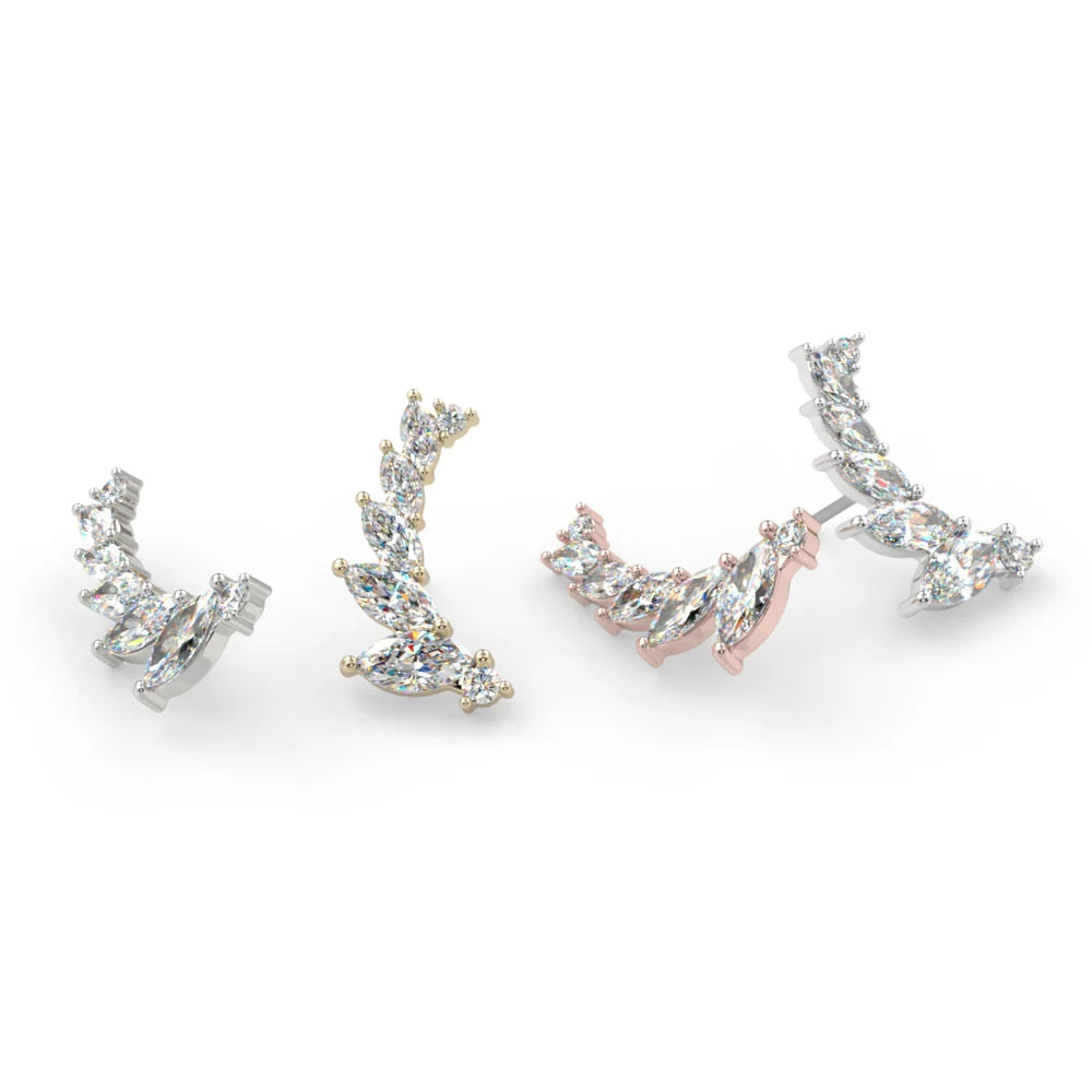 KIWI DIAMOND - SABINE LARGE END - 14KT SOLID GOLD - THREADED