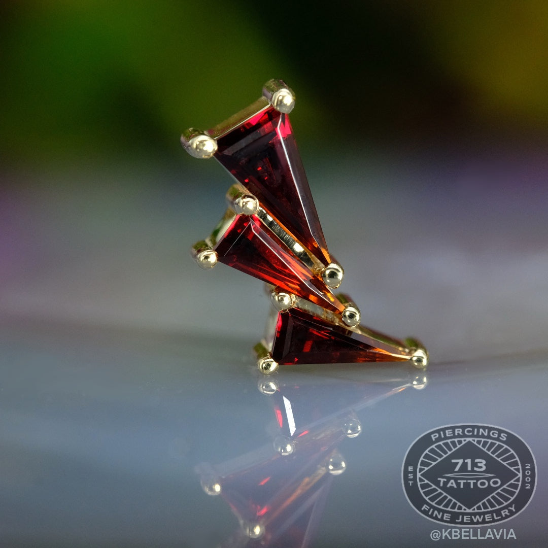 BVLA - GRIFFIN - 14KT SOLID GOLD - THREADED END