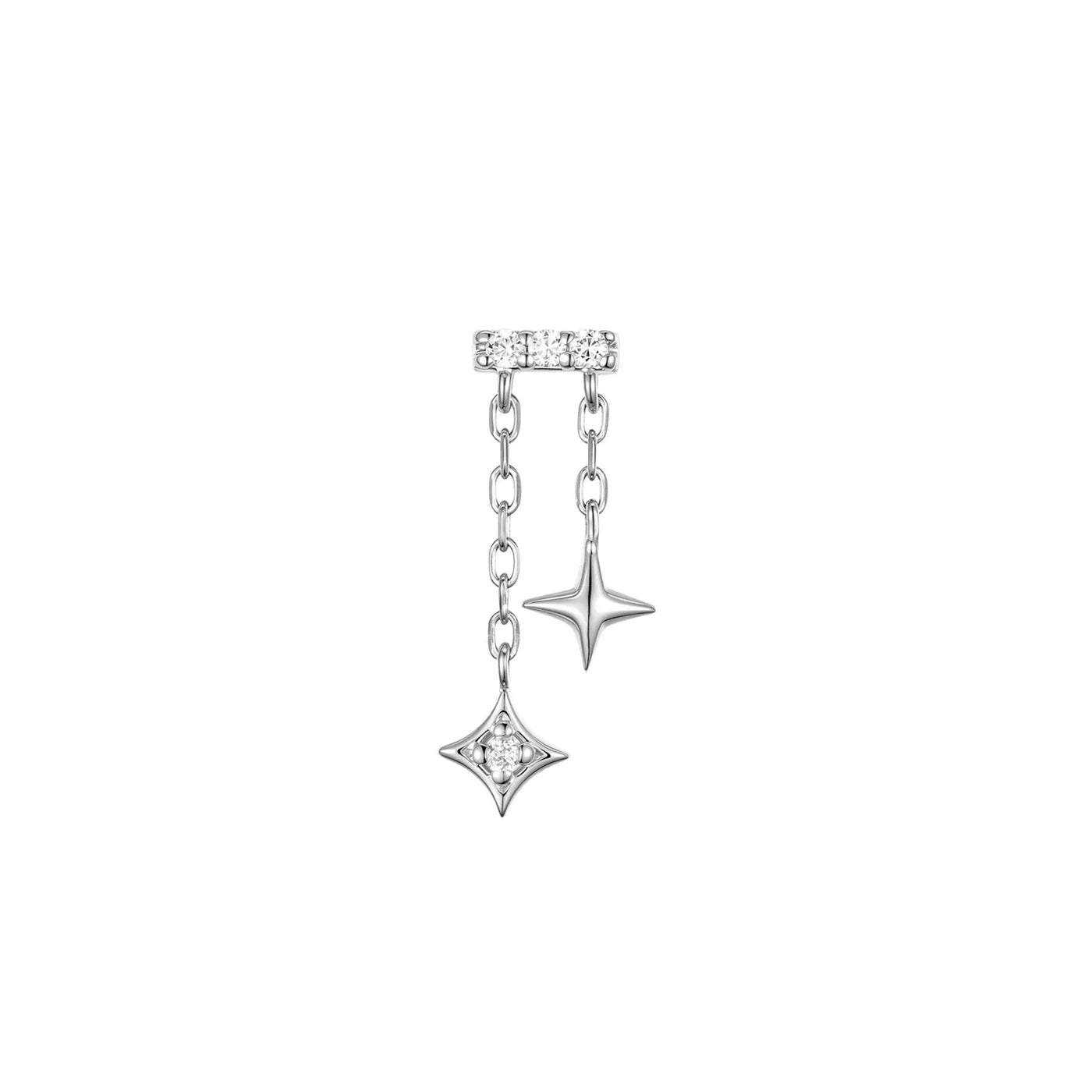 MODERN MOOD - BAR END COSMO - 14KT SOLID GOLD - THREADLESS END