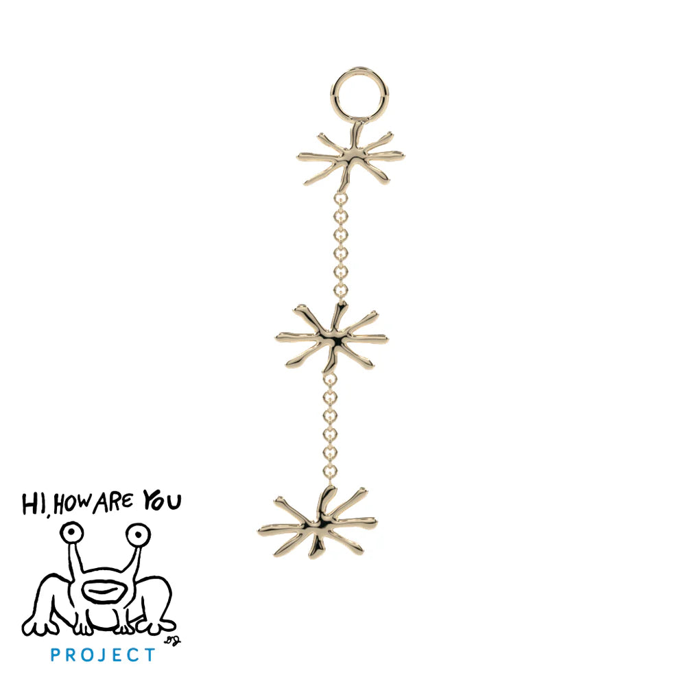 KIWI DIAMOND - ASTERISK DANGLE CHARM - Daniel JOHNSTON COLLECTION - CHARM