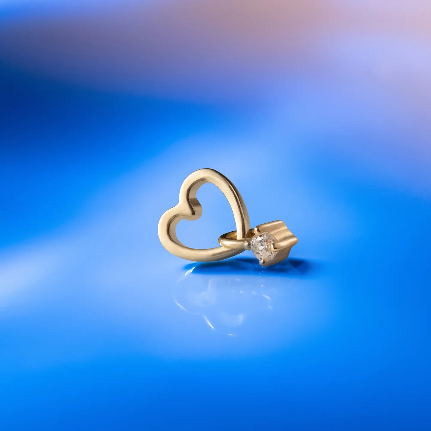 EMBER JEWELRY - LOVES IT - 14KT SOLID GOLD - THREADLESS END