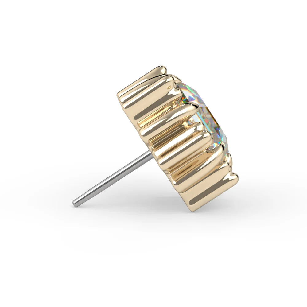 KIWI DIAMOND JEWELRY - VERA - 14KT SOLID GOLD - THREADLESS END