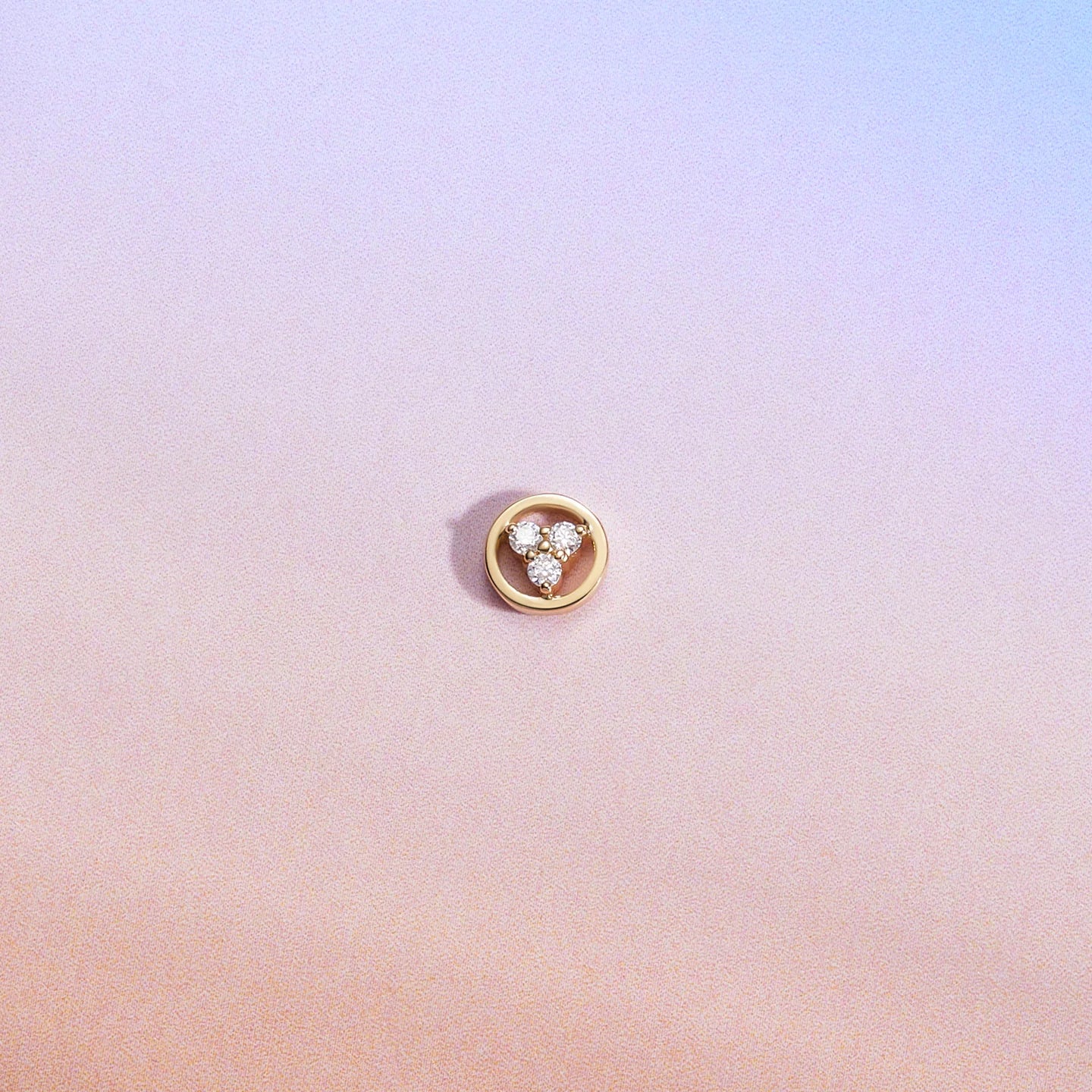 EMBER JEWELRY - INNER CIRCLE - 14KT SOLID GOLD - THREADLESS END