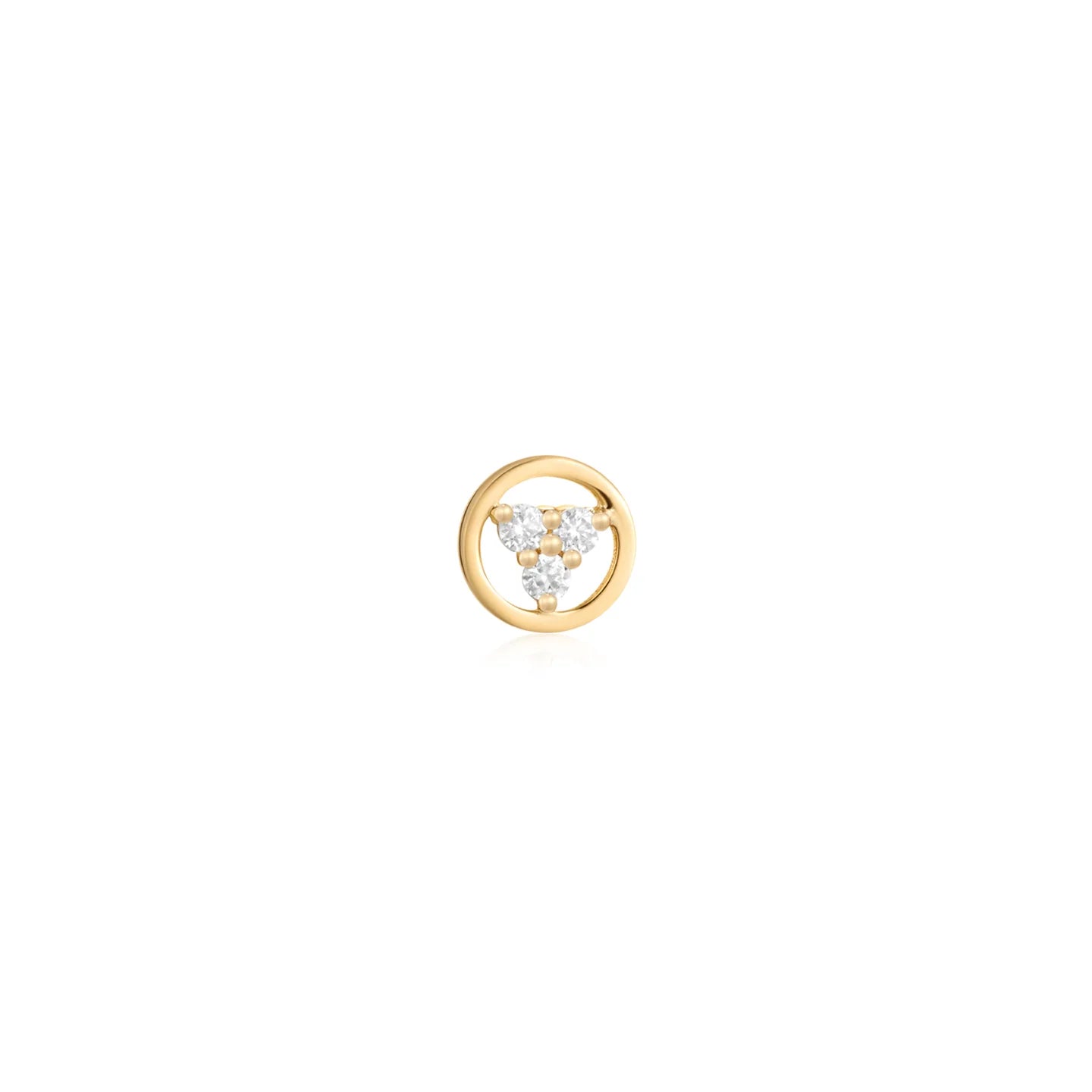 EMBER JEWELRY - INNER CIRCLE - 14KT SOLID GOLD - THREADLESS END