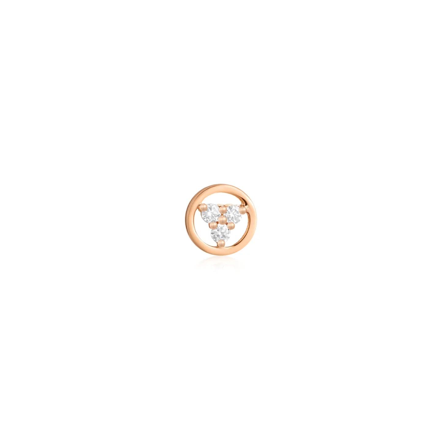 EMBER JEWELRY - INNER CIRCLE - 14KT SOLID GOLD - THREADLESS END