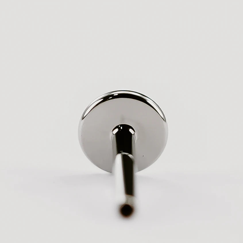 CASCADE BODY JEWELRY - 18g (5/32" - 11/32") POST (WITH A 4MM DISK BACK) - LABRET - THREADLESS