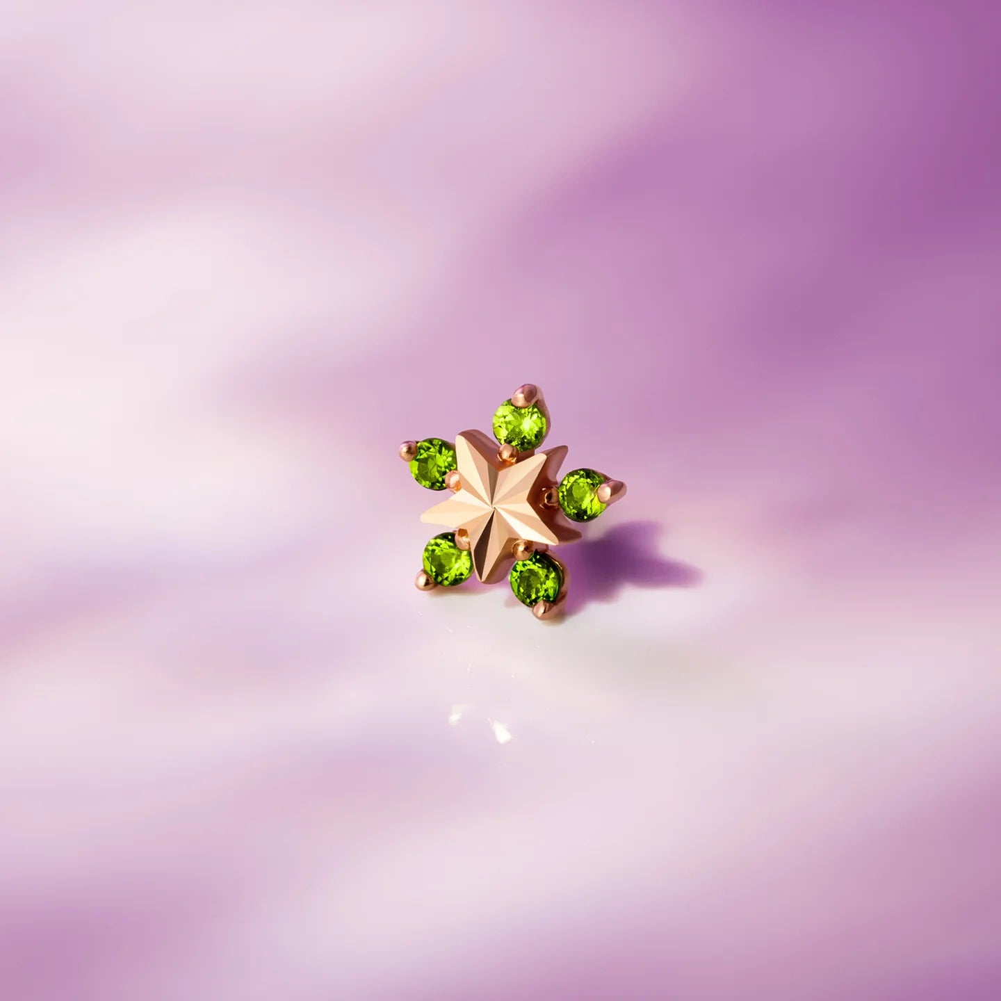 EMBER JEWELRY - COSMOS - 14KT SOLID GOLD - THREADLESS END