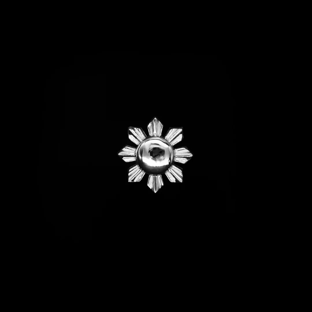REGALIA - SOVEREIGN SUN - 14KT SOLID GOLD - THREADLESS END
