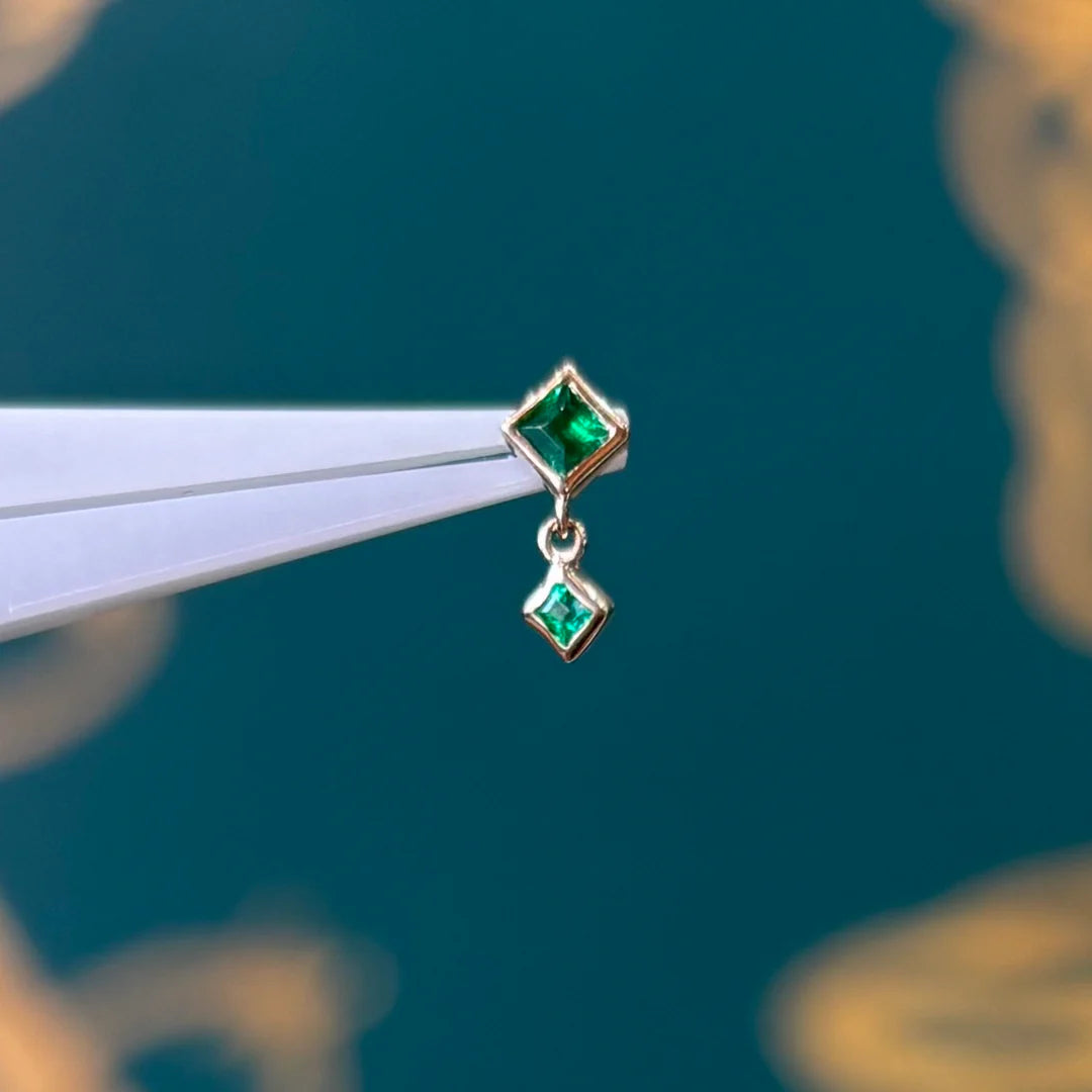 PALOMA JEWELRY - KATIA - 14KT SOLID GOLD - THREADLESS END