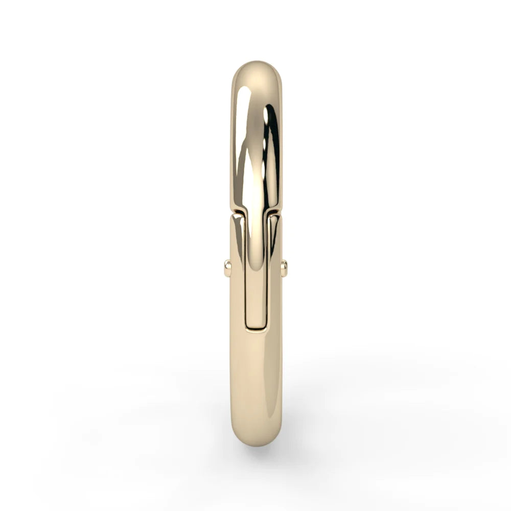 KIWI DIAMOND - PLAIN CLICKER - 16G - 14kKT SOLID GOLD - CLICKER