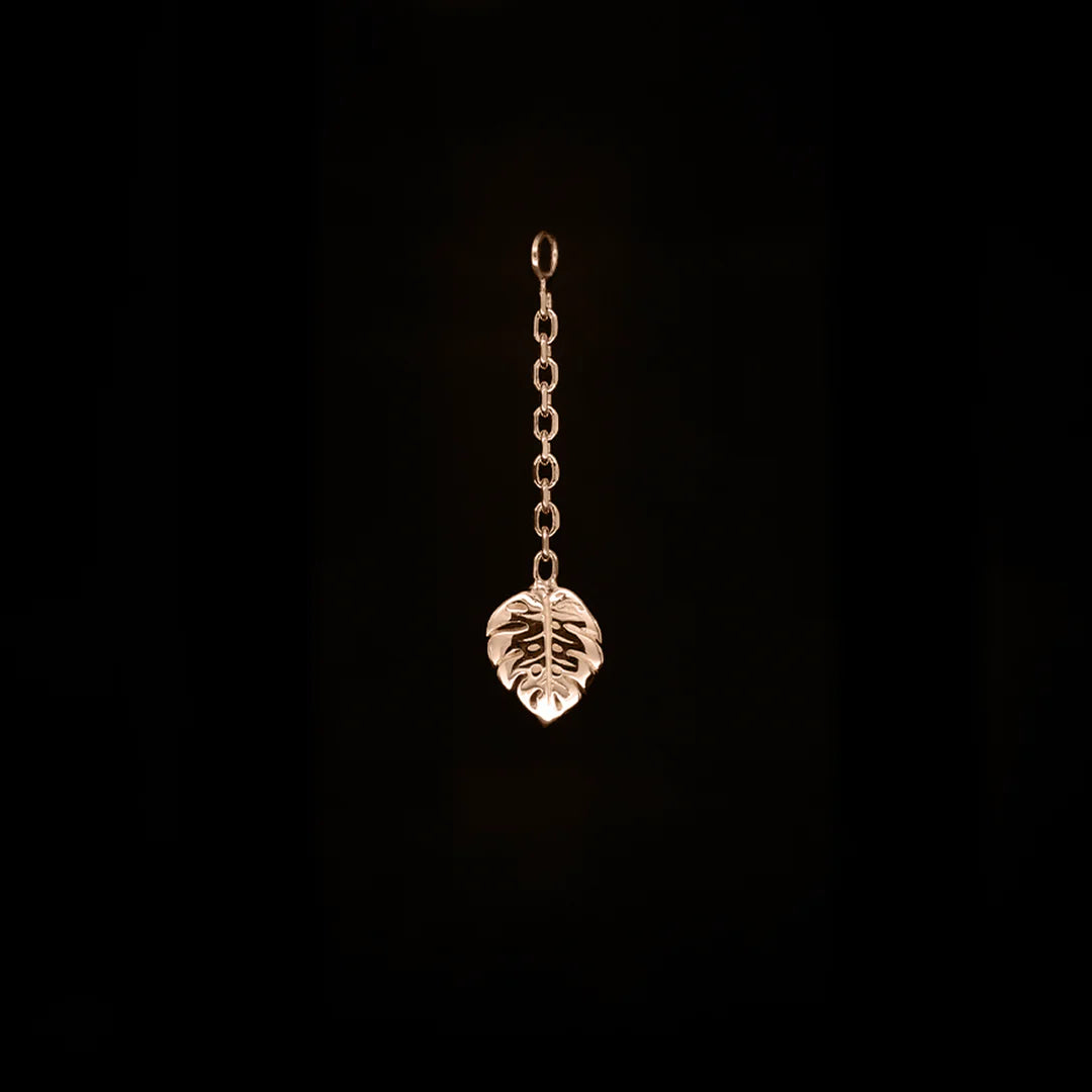 REGALIA - DUCHESS MONSTERA - 14kt SOLID GOLD - CHARM