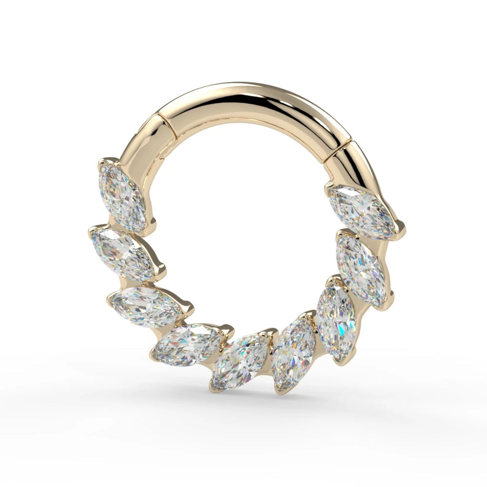KIWI DIAMOND - LUMIERE CLICKER - 14KT SOLID GOLD - CLICKER