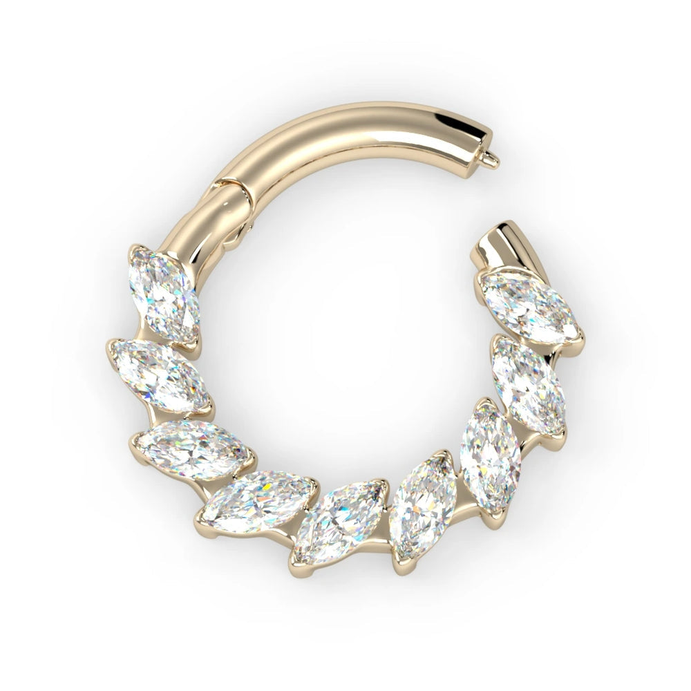 KIWI DIAMOND - LUMIERE CLICKER - 14KT SOLID GOLD - CLICKER