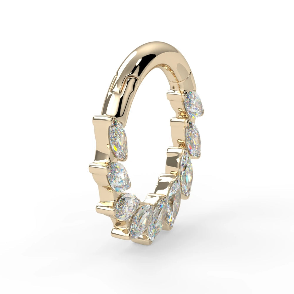 KIWI DIAMOND - LUMIERE CLICKER - 14KT SOLID GOLD - CLICKER