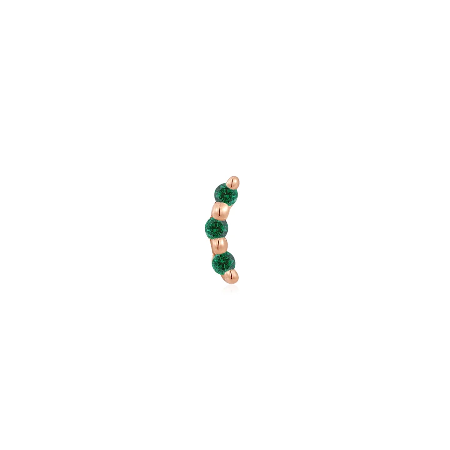 EMBER JEWELRY - BITSY - 14KT SOLID GOLD - THREADLESS END