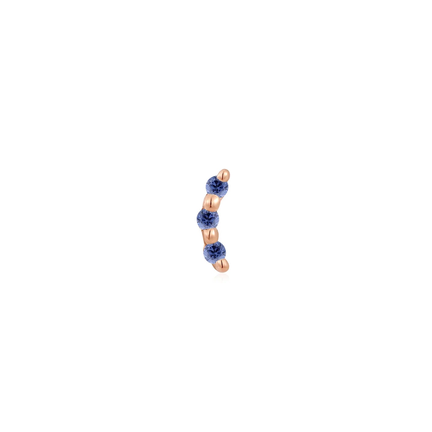 EMBER JEWELRY - BITSY - 14KT SOLID GOLD - THREADLESS END