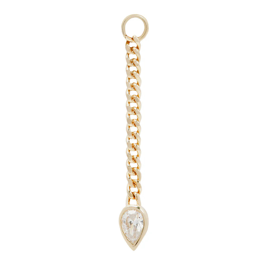 BUDDHA JEWELRY - PAINKILLER - CZ - 14KT SOLID GOLD - CHARM