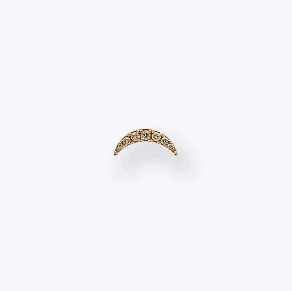 TETHER- OBSCURA - 14KT SOLID GOLD - THREADLESS END