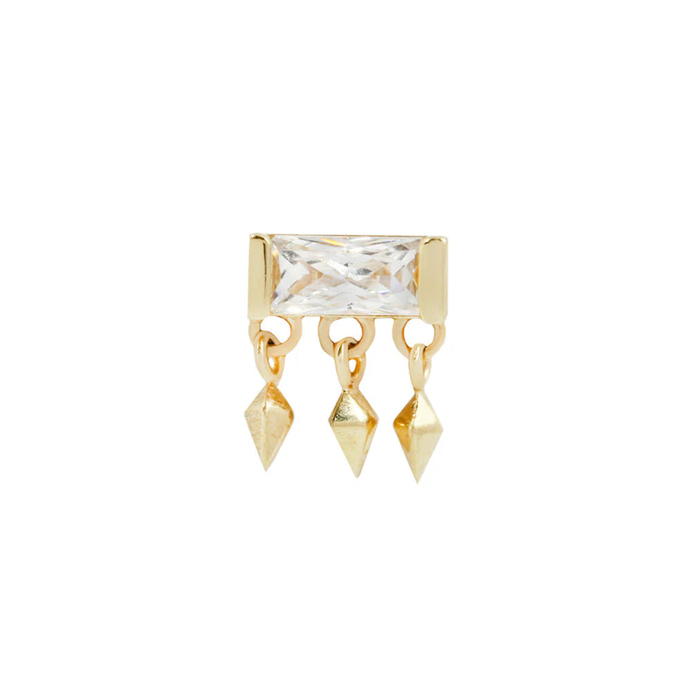 BUDDHA JEWELRY - ASPEN - 14KT SOLID GOLD - THREADLESS END
