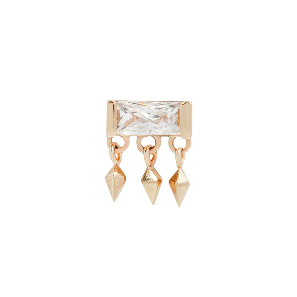 BUDDHA JEWELRY - ASPEN - 14KT SOLID GOLD - THREADLESS END