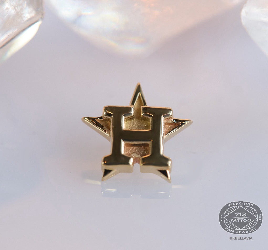 BVLA - ASTROS - MULTIPLE DESIGNS - 14KT SOLID GOLD - THREADED END