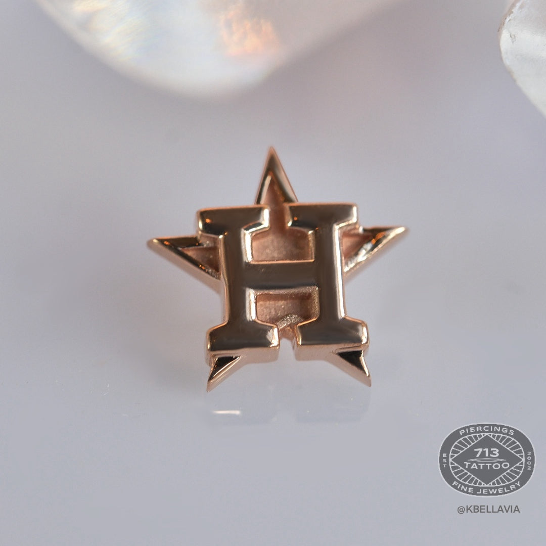 BVLA - ASTROS - MULTIPLE DESIGNS - 14KT SOLID GOLD - THREADED END
