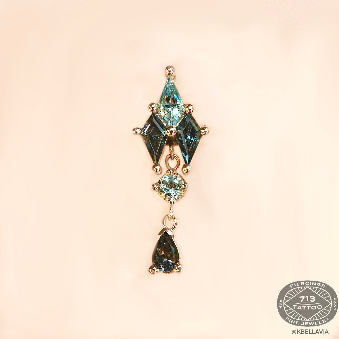 BVLA - HOWL - 14KT SOLID GOLD - THREADED END