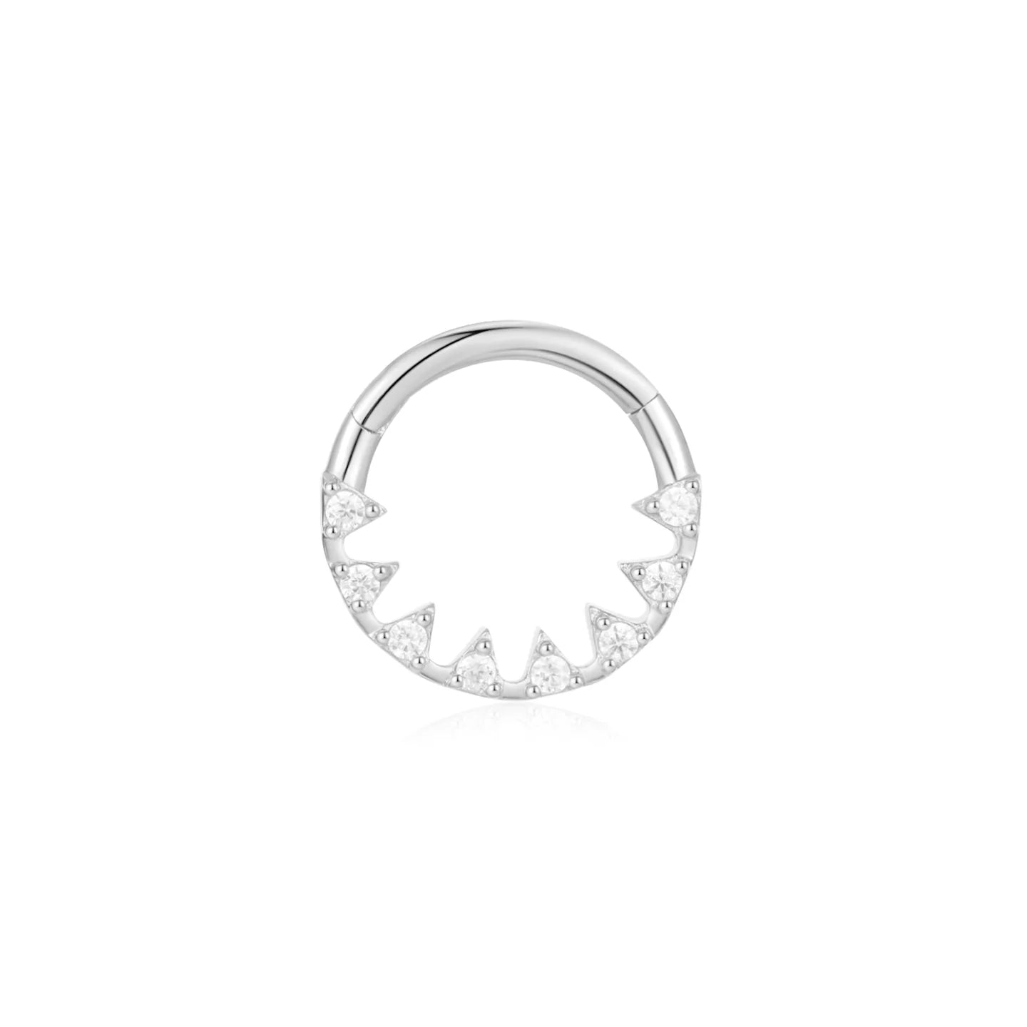 EMBER JEWELRY - SAVAGE - CZ - 14KT SOLID GOLD - CLICKER