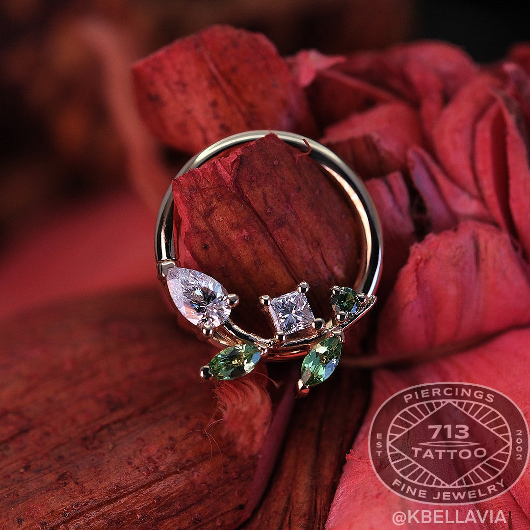 BVLA - JASMINE RING - 14KT SOLID GOLD - SEAM RING