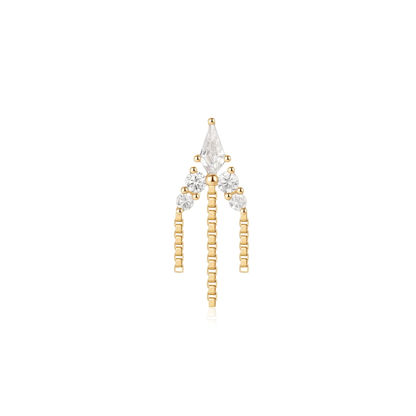 EMBER JEWELRY - HOLY SMOKES - 14KT SOLID GOLD - THREADLESS END