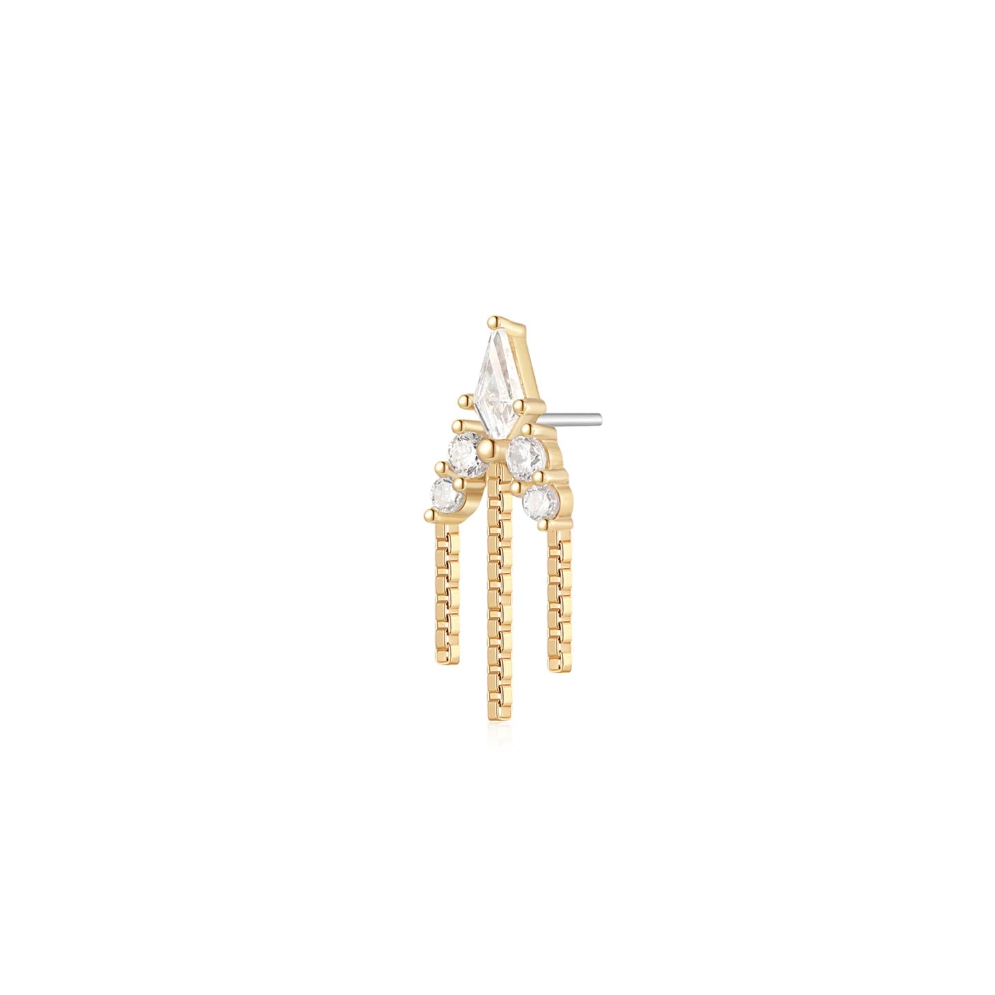 EMBER JEWELRY - HOLY SMOKES - 14KT SOLID GOLD - THREADLESS END