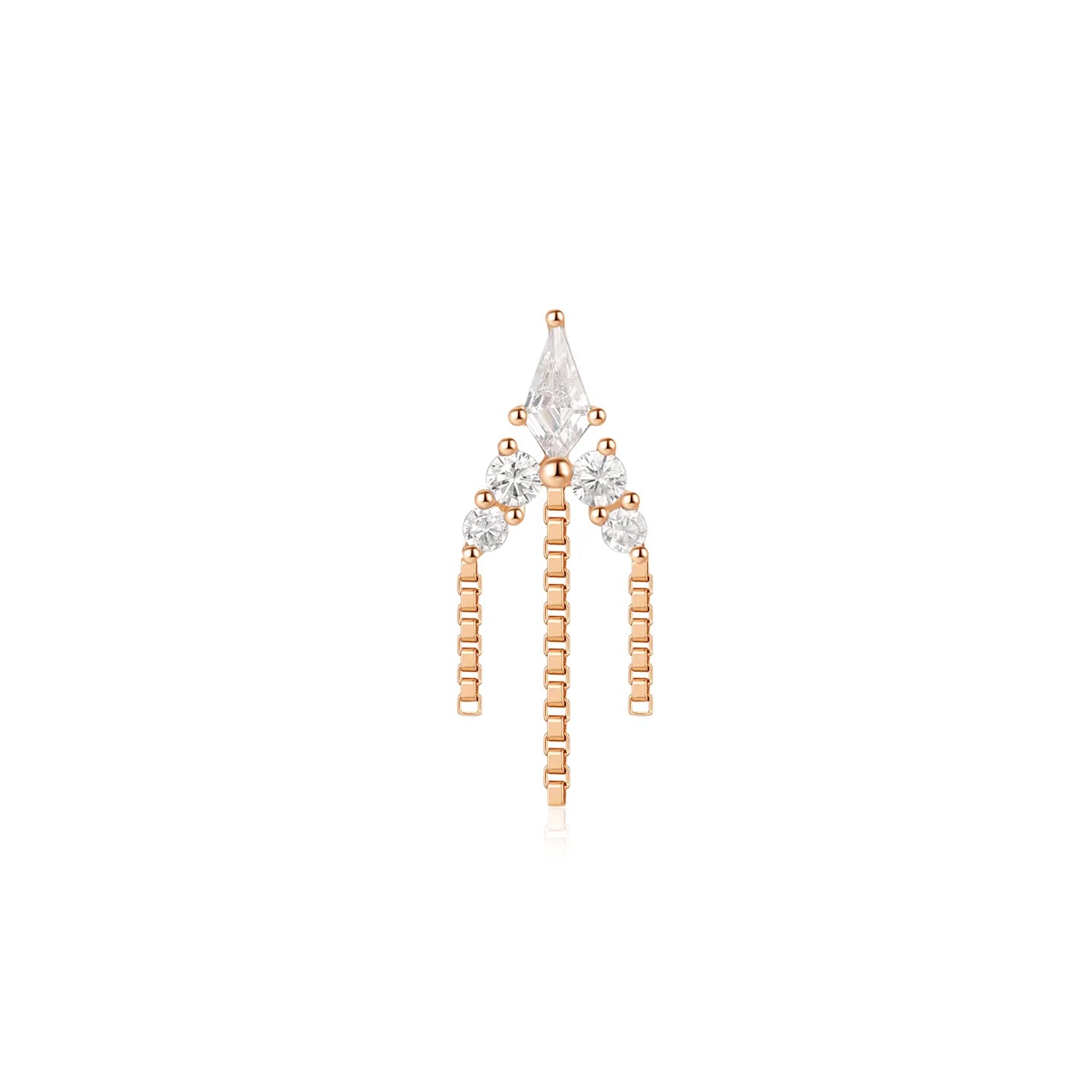 EMBER JEWELRY - HOLY SMOKES - 14KT SOLID GOLD - THREADLESS END