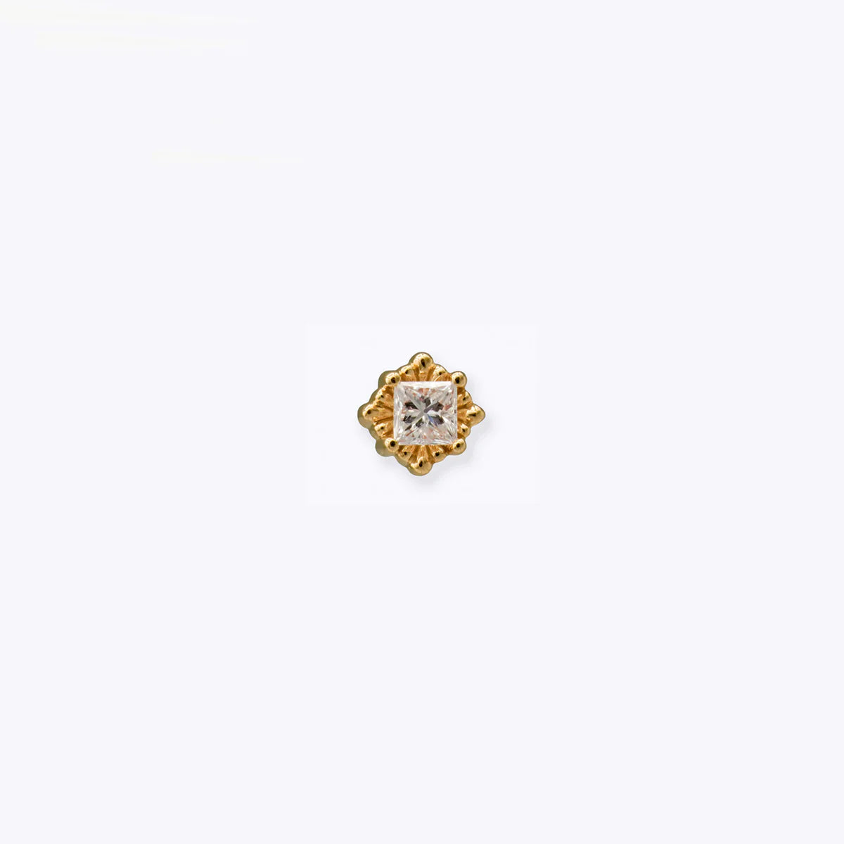 TETHER - MELANGE PRINCESS - 14KT SOLID GOLD - THREADLESS END